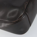 GUCCI Bamboo Hand Bag Leather 2way Brown Gold 001 3444 1638 Auth ep10847-18