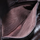 GUCCI Bamboo Hand Bag Leather 2way Brown Gold 001 3444 1638 Auth ep10847-11