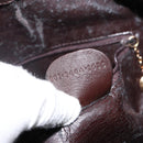 GUCCI Bamboo Hand Bag Leather 2way Brown Gold 001 3444 1638 Auth ep10847-12