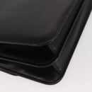 GUCCI Hand Bag Leather Black Gold Auth ep10849-16