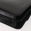 GUCCI Hand Bag Leather Black Gold Auth ep10849-17