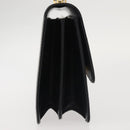 GUCCI Hand Bag Leather Black Gold Auth ep10849-4