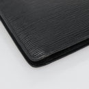 LOUIS VUITTON Epi Montaigne 23 Clutch Bag Black M52662 LV Auth ep10851-16