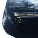 LOUIS VUITTON Epi Montaigne 23 Clutch Bag Black M52662 LV Auth ep10851-10