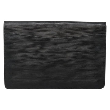 LOUIS VUITTON Epi Montaigne 23 Clutch Bag Black M52662 LV Auth ep10851 - 0