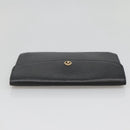 LOUIS VUITTON Epi Montaigne 23 Clutch Bag Black M52662 LV Auth ep10851-5