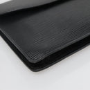 LOUIS VUITTON Epi Montaigne 23 Clutch Bag Black M52662 LV Auth ep10851-14