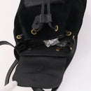 GUCCI Bamboo Backpack Suede Black Gold 003 2058 0030 Auth ep10853-18