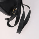 GUCCI Bamboo Backpack Suede Black Gold 003 2058 0030 Auth ep10853-9