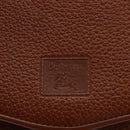 Burberrys Shoulder Bag Leather Brown Gold Auth ep10854-15