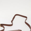 Burberrys Shoulder Bag Leather Brown Gold Auth ep10854-9