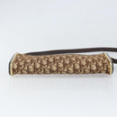 Christian Dior Trotter Canvas Shoulder Bag Brown Gold Auth ep10855-11