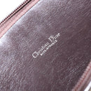 Christian Dior Trotter Canvas Shoulder Bag Brown Gold Auth ep10855-17