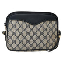 GUCCI GG Supreme Shoulder Bag PVC Navy Gold 007 115 6428 8039 Auth ep10857-1