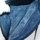 GUCCI GG Supreme Shoulder Bag PVC Navy Gold 007 115 6428 8039 Auth ep10857-10