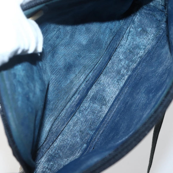 GUCCI GG Supreme Shoulder Bag PVC Navy Gold 007 115 6428 8039 Auth ep10857