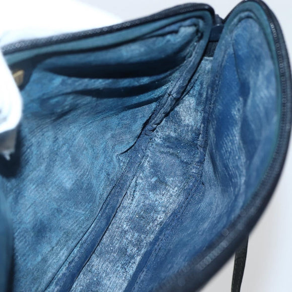 GUCCI GG Supreme Shoulder Bag PVC Navy Gold 007 115 6428 8039 Auth ep10857