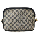 GUCCI GG Supreme Shoulder Bag PVC Navy Gold 007 115 6428 8039 Auth ep10857-2