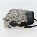 GUCCI GG Supreme Shoulder Bag PVC Navy Gold 007 115 6428 8039 Auth ep10857-4
