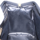 FENDI Pecan Canvas Hand Bag Navy Gold Auth ep10858-21