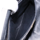 FENDI Pecan Canvas Hand Bag Navy Gold Auth ep10858-23