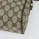 GUCCI GG Supreme Web Sherry Line Shoulder Bag PVC Beige Gold Red Auth ep10859-11