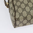 GUCCI GG Supreme Web Sherry Line Shoulder Bag PVC Beige Gold Red Auth ep10859-12