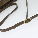 GUCCI GG Supreme Web Sherry Line Shoulder Bag PVC Beige Gold Red Auth ep10859-7