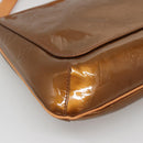 LOUIS VUITTON Monogram Vernis Thompson Street Bag Bronze M91124 LV Auth ep10860-18