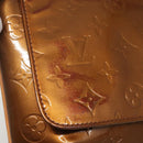 LOUIS VUITTON Monogram Vernis Thompson Street Bag Bronze M91124 LV Auth ep10860-9
