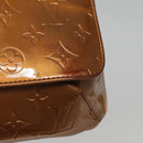 LOUIS VUITTON Monogram Vernis Thompson Street Bag Bronze M91124 LV Auth ep10860-10