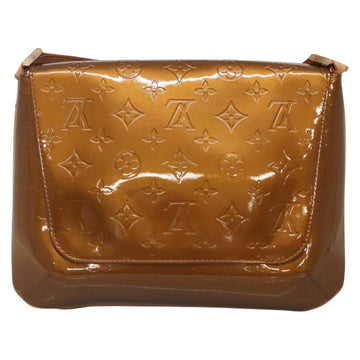 LOUIS VUITTON Monogram Vernis Thompson Street Bag Bronze M91124 LV Auth ep10860 - 0