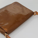 LOUIS VUITTON Monogram Vernis Thompson Street Bag Bronze M91124 LV Auth ep10860-6