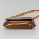 LOUIS VUITTON Monogram Vernis Thompson Street Bag Bronze M91124 LV Auth ep10860-5