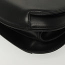 GUCCI Hand Bag Leather Black Gold 000 056 0004 Auth ep10863-17