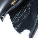 GUCCI Hand Bag Leather Black Gold 000 056 0004 Auth ep10863-12