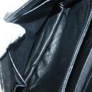 GUCCI Hand Bag Leather Black Gold 000 056 0004 Auth ep10863-22