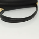 GUCCI Hand Bag Leather Black Gold 000 056 0004 Auth ep10863-7