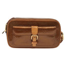 LOUIS VUITTON Monogram Vernis Christy MM Shoulder Bag Bronze M91109 Auth ep10864-13