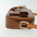 LOUIS VUITTON Monogram Vernis Christy MM Shoulder Bag Bronze M91109 Auth ep10864-3