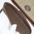 Burberrys Nova Check Shoulder Bag Canvas Beige Gold Auth ep10865-15