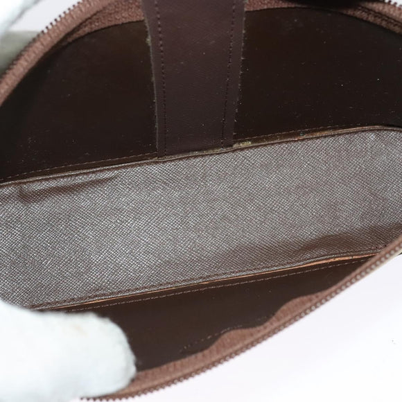 Burberrys Nova Check Shoulder Bag Canvas Beige Gold Auth ep10865