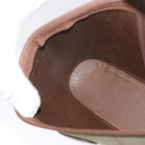 Burberrys Nova Check Shoulder Bag Canvas Beige Gold Auth ep10865