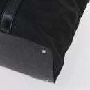 GUCCI Bamboo Tote Bag Nylon Black Silver 002 2052 0412 5 Auth ep10866-14