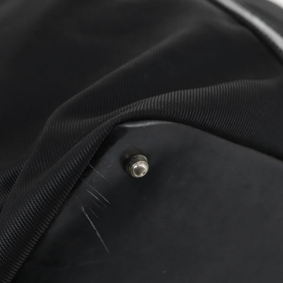 GUCCI Bamboo Tote Bag Nylon Black Silver 002 2052 0412 5 Auth ep10866