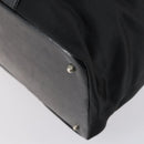 GUCCI Bamboo Tote Bag Nylon Black Silver 002 2052 0412 5 Auth ep10866-16