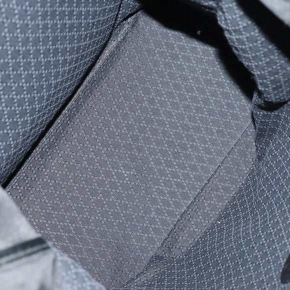 GUCCI Bamboo Tote Bag Nylon Black Silver 002 2052 0412 5 Auth ep10866