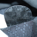 GUCCI Bamboo Tote Bag Nylon Black Silver 002 2052 0412 5 Auth ep10866-12