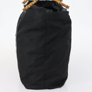 GUCCI Bamboo Tote Bag Nylon Black Silver 002 2052 0412 5 Auth ep10866-3