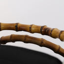 GUCCI Bamboo Tote Bag Nylon Black Silver 002 2052 0412 5 Auth ep10866-8